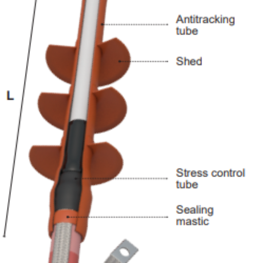 Heat shrink outdoor termination TTGE1 Zi