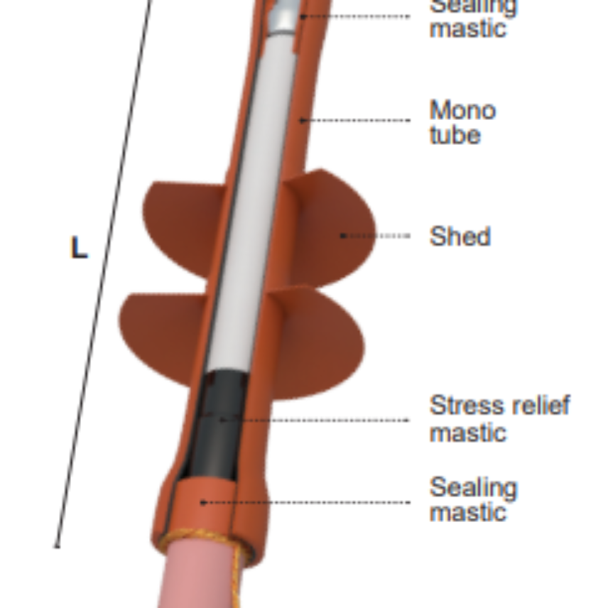 Heat shrink outdoor termination MONOe I