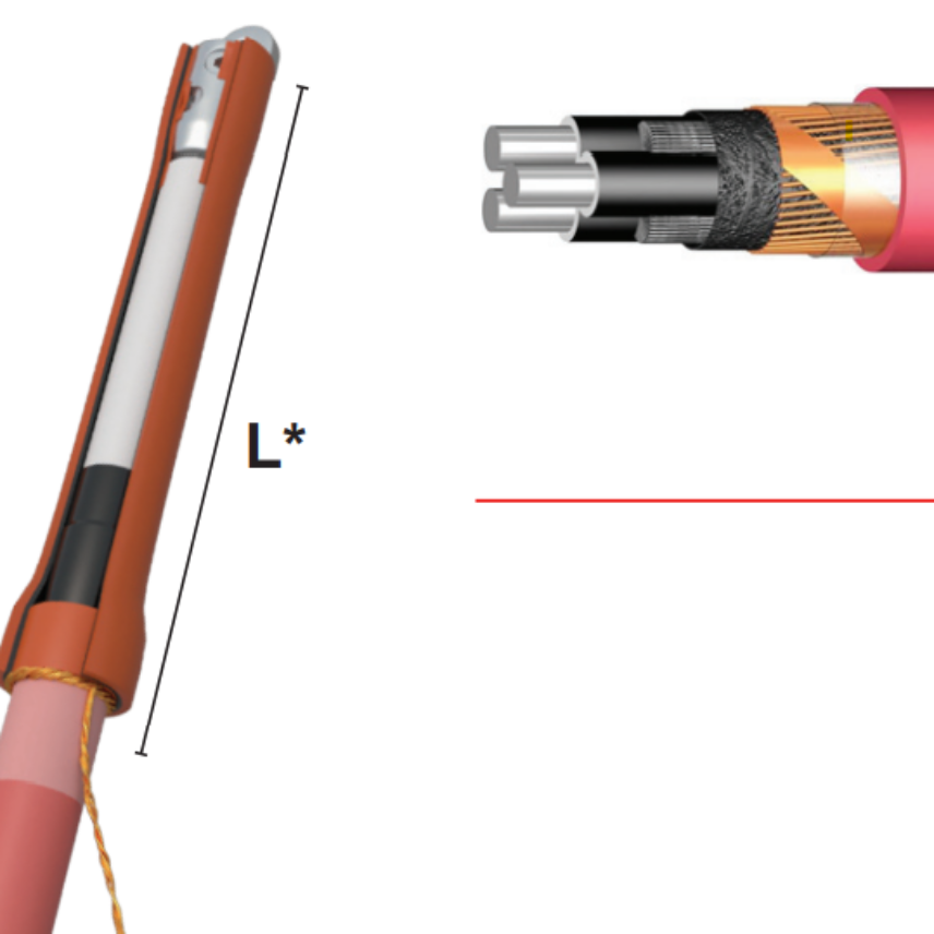 Heat shrink indoor termination MONOi3 CW